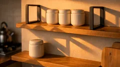 100円のブックスタンド4つで完成する調味料収納アイデア