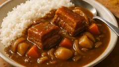 角煮の煮汁をカレーにひと足し—豚の旨みで深みが出るカレーライス