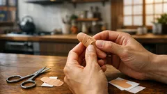 絆創膏がすぐ剥がれる人へ 指先や関節にフィットする貼り方のコツ