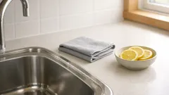 シンクの白い水アカが落ちないときの正解 酸性洗剤と道具の選び方